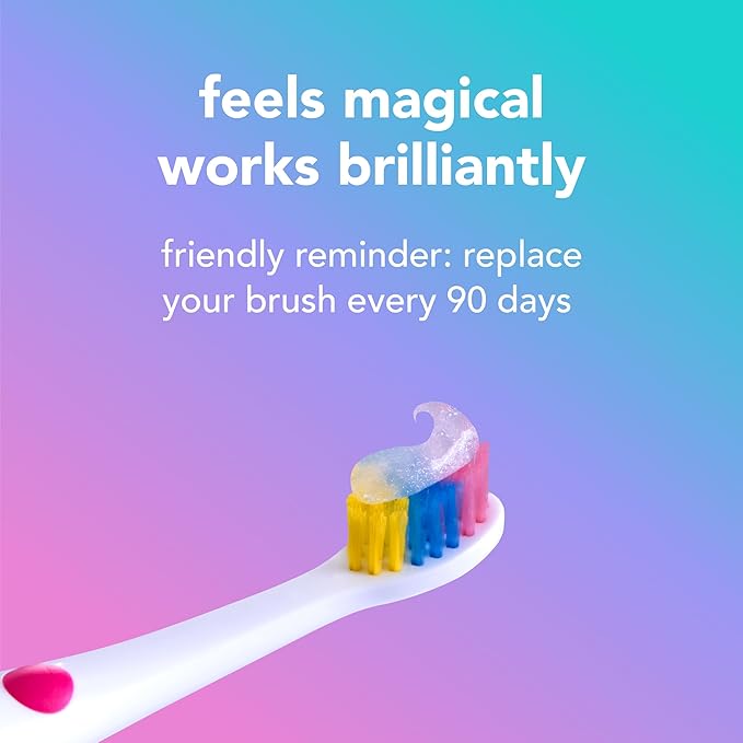hello Soft Kids Toothbrushes, Unicorn Toothbrush Pack with Wide Handles, Made for Kids of All Ages, BPA-Free, Super Soft Bristles, Gentle on Gums, Tough on Pesky Plaque, 6 Pack
