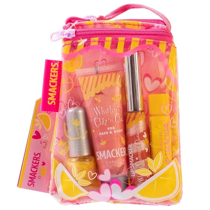 Lip Smacker Pink Lemonade Glam Bag Makeup Set