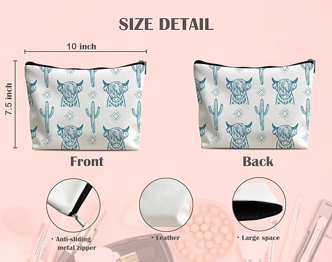 Western makeup bag,western gifts for