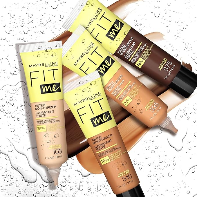 Maybelline Fit Me Tinted Moisturizer, Natural Coverage, Face