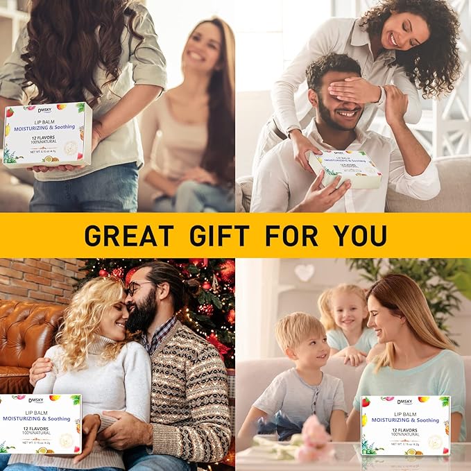 DMSKY 108 Pack Lip Balm, Natural