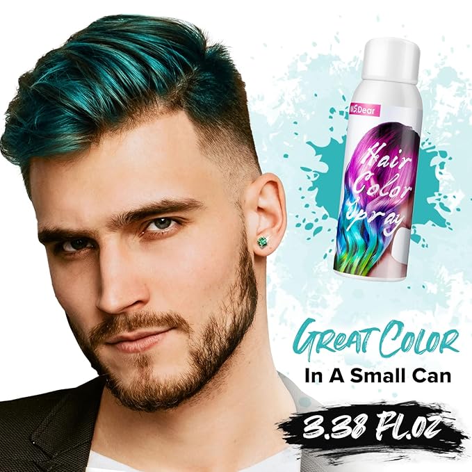 Light Blue Hair Spray Color