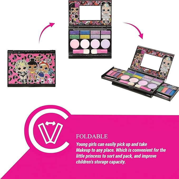 LOL Surprise Cosmetic Compact Set Includes Mirror, 14