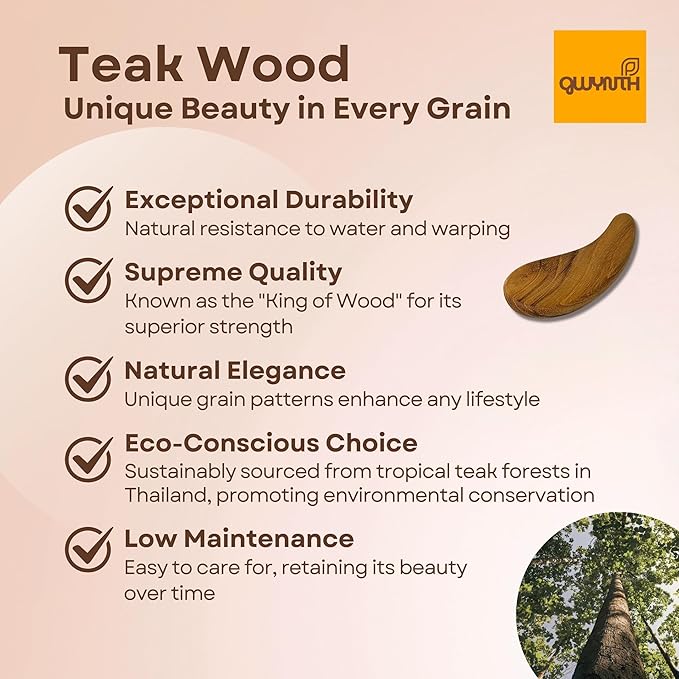Teak Wood Gua Sha Facial Tool Anti-Aging