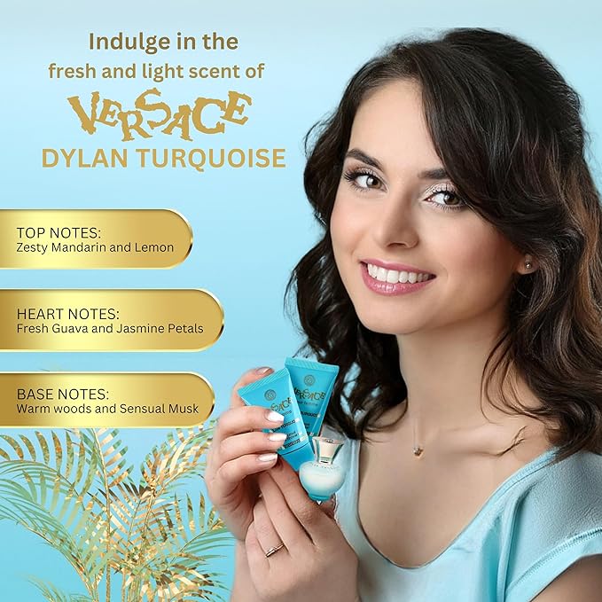 Versace Dylan Turquoise Womens Mini Perfume Trio Gift Set