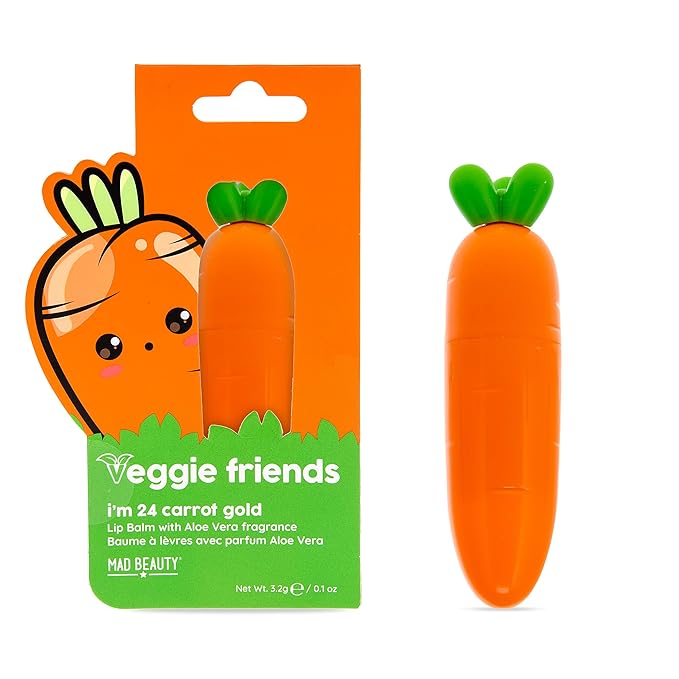 Mad Beauty Veggie Friends Carrot Lip Moisturizing