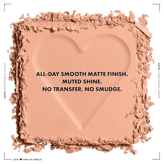 NYX PROFESSIONAL MAKEUP Can't Stop Won't Stop Mattifying Pressed Powder - Bright Peach