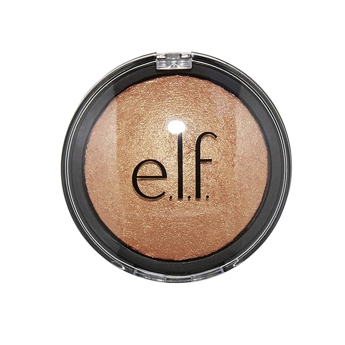 e.l.f., Baked Highlighter, Sheer, Shimmering, Hydrating, Blendable, Glides Oils, 0. 16 Oz