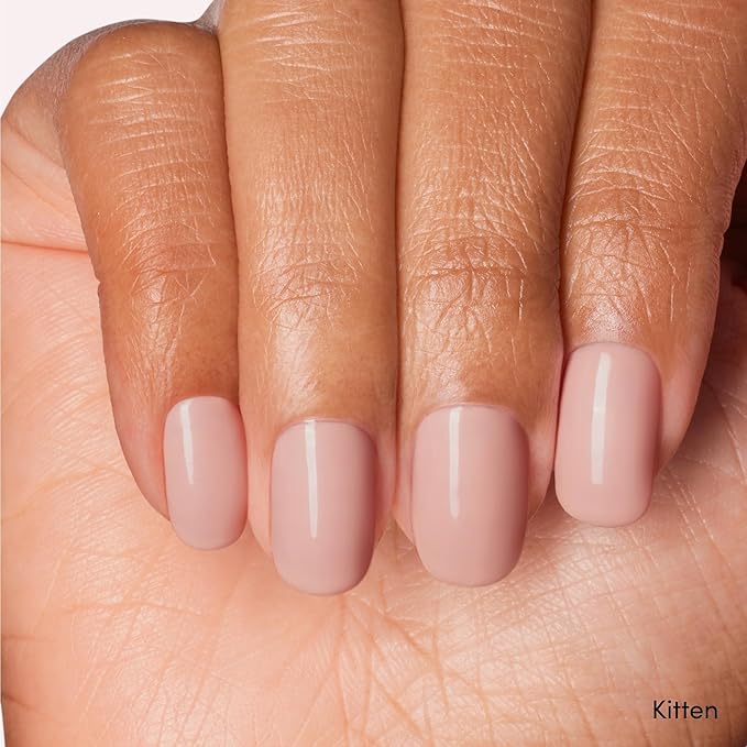 Dashing Diva One Gel Color & Magnetic Topper Duo - Smitten - Kitten & Iridescent Glitter Topper - 3-in-1 Base Coat, Nail Color & Top Coat - Gel Nail Polish Set