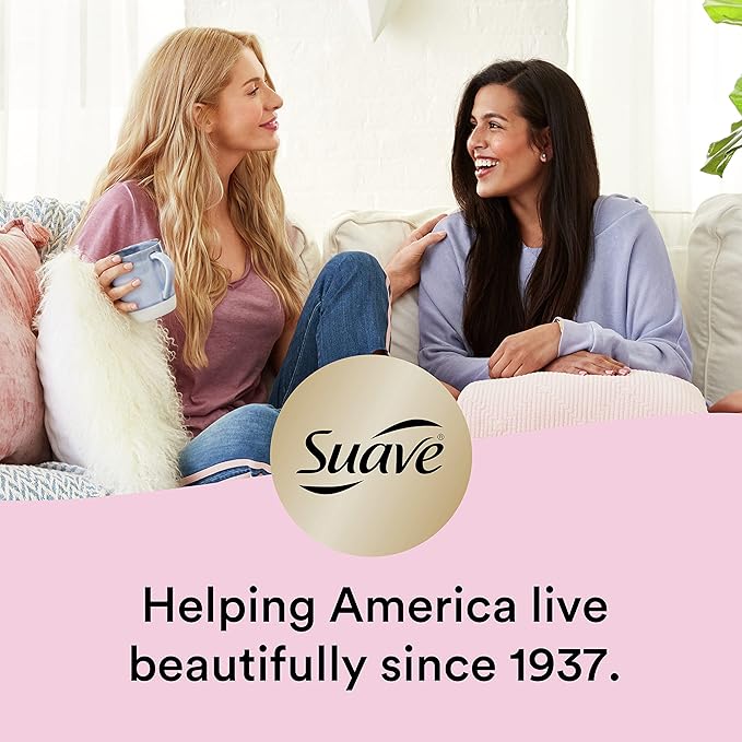 Suave Pink Luscious Curls Shampoo for Defining Curly Hair with Amino Acid Complex 16.5 oz