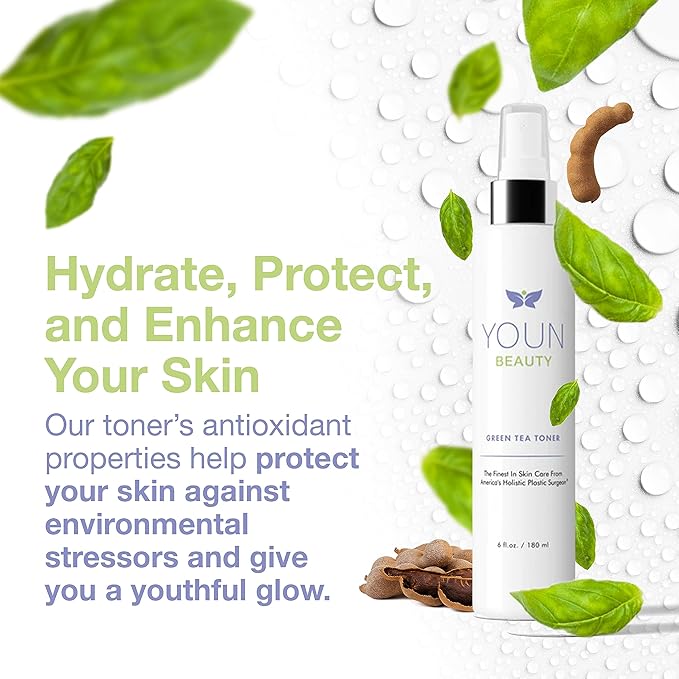 YOUN Beauty Green Tea Toner Face Mist Spray, Anthony Youn 180 ML