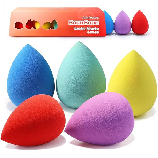 BEAKEY Makeup Sponge 5 Pcs Set,