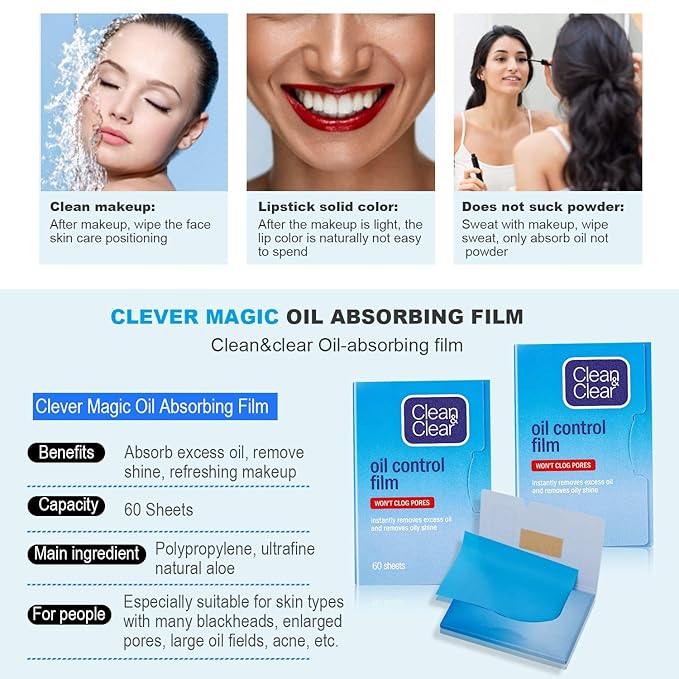 Oil Control Film, Oil Blotting Paper the Same Oily Skin