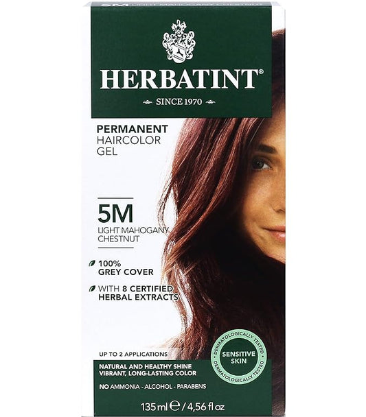 Herbatint Permanent Haircolor Gel, 5M