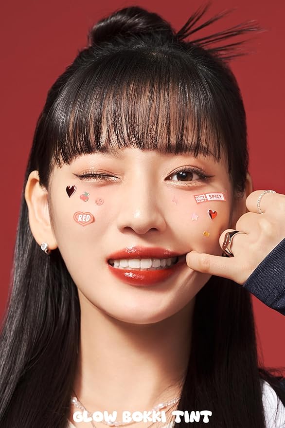 Glow Bokki Glossy Lip Tint, Korean Beauty (GB08 Vienna Rosé, 4.1 grams)