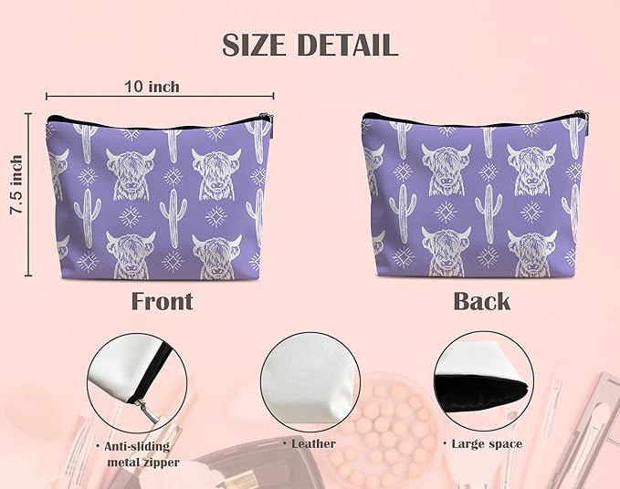 Western makeup bag,western gifts for