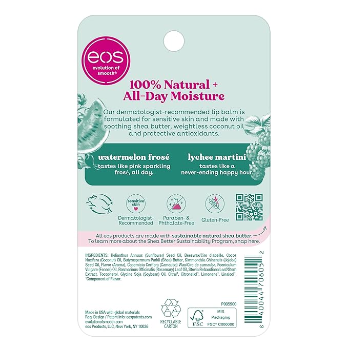 eos 100% Natural Lip Balm Sticks-