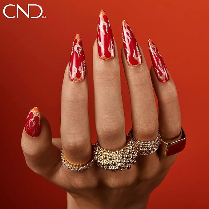 CND Vinylux Longwear Red Nail Polish, Gel-like Shine & Chip Resistant Color, Decadence, 0.5 fl. oz