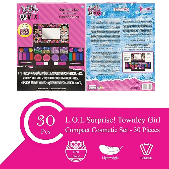 LOL Surprise Cosmetic Compact Set Includes Mirror, 14