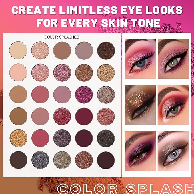 UCANBE 86 Colors Eyeshadow Makeup Palette + 15