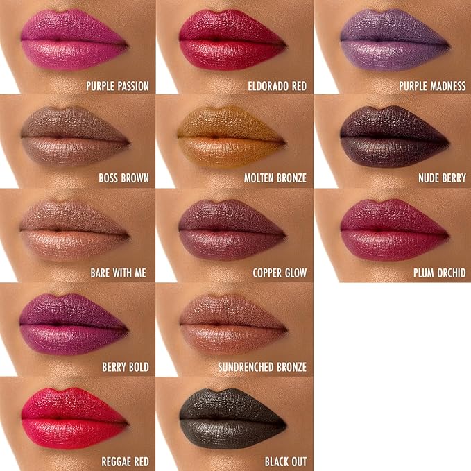 Black Radiance Perfect Tone Lipstick Lip Color Purple Madness
