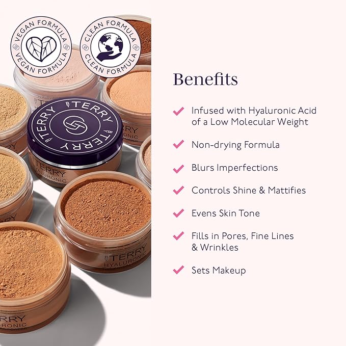 By Terry Hyaluronic Tinted Hydra-Powder, Non-Drying Loose Face 35 oz