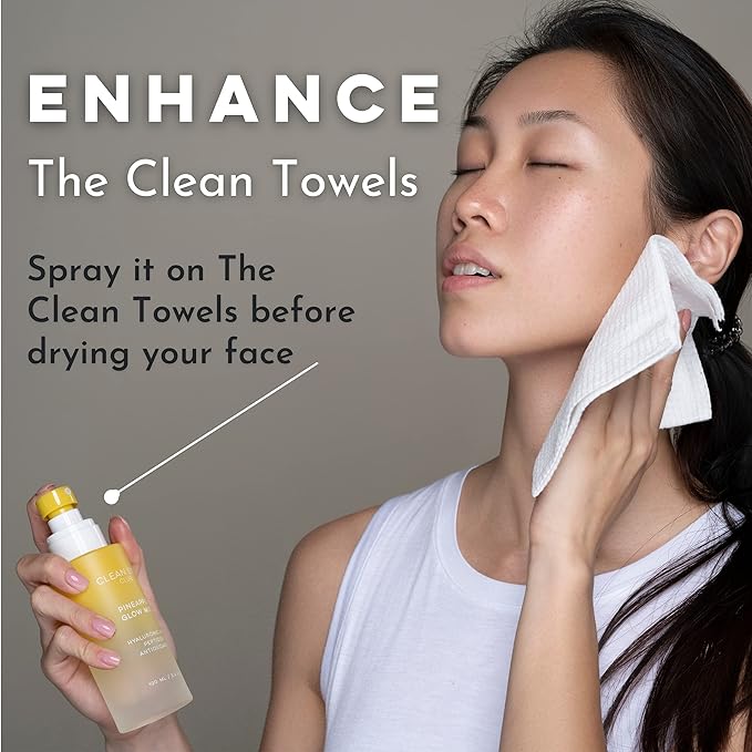 CLEAN SKIN CLUB Pineapple Glow Mist | Hyaluronic Acid + Peptides | Papaya + Coconut Extracts | Hydrating & Fortifying Face Spray | Vegan & Cruelty Free