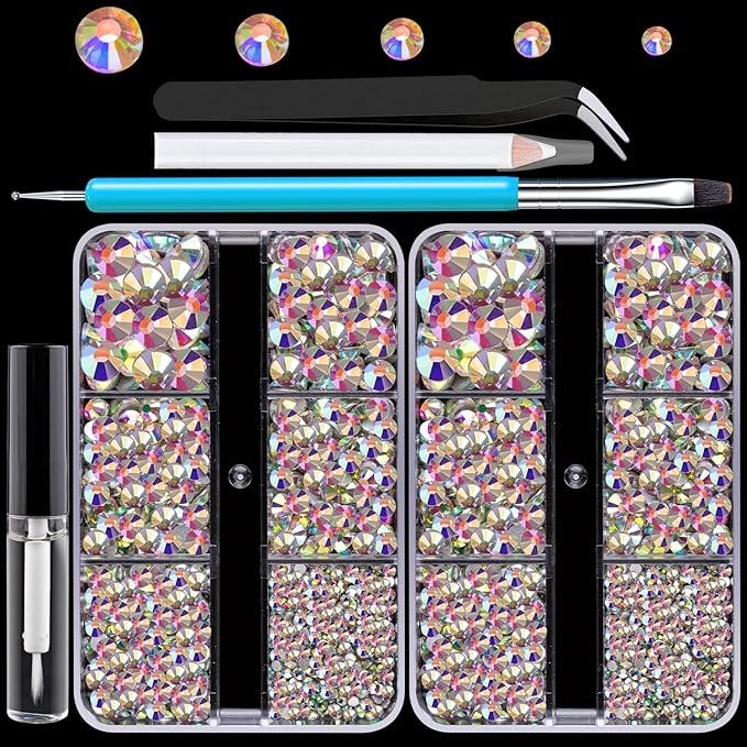 Colorful Face Gems for Makeup Set,