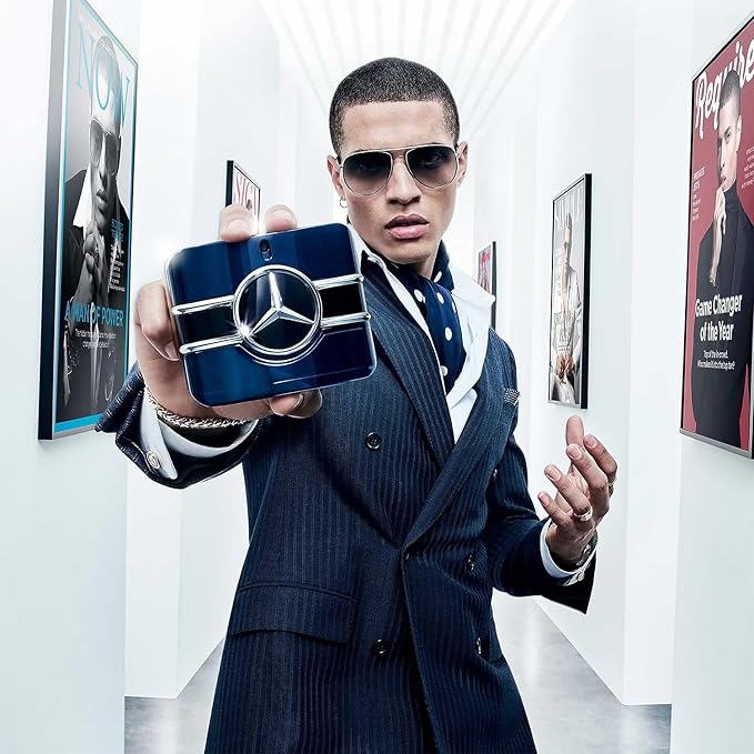 Mercedes-Benz Sign Fragrance Gift Set for Men - 2 Pc Set 3.4 Fl Oz Eau De Parfum Spray, 2.6 Oz Body Deodorant Stick - Luxury Long Lasting Perfume Perfect for gifting