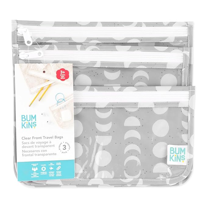 Bumkins, A4 Lunar Gray, 3 Piece Assortment