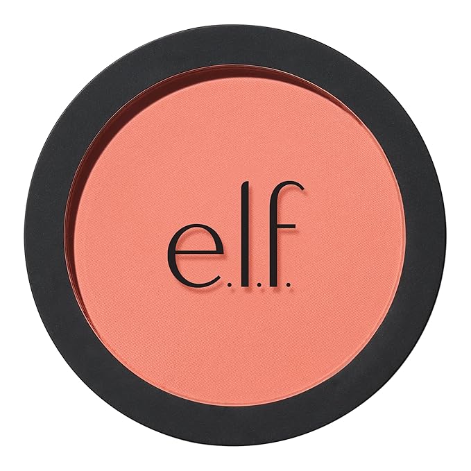 e.l.f. Primer-Infused Matte Blush, Long-Lasting, Lightweight & Buildable Always Fresh