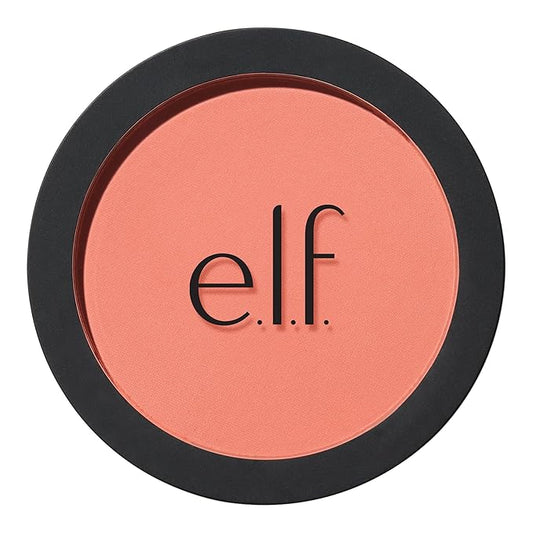 e.l.f. Primer-Infused Matte Blush, Long-Lasting, Lightweight & Buildable Always Fresh