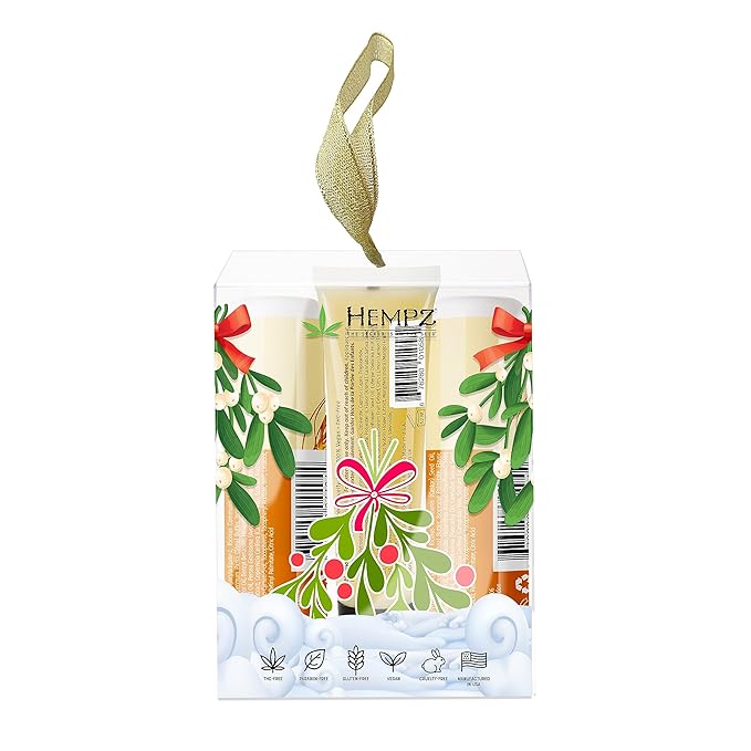 Hempz Holiday Lip Balm Trio Gift Vanilla