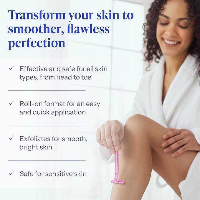 Tend Skin Razor Bump Solution Refillable Roll-On Solution For Unsightly Razor Bumps, Ingrown Hair And Razor Burns, Post Shaving and Waxing Toner for Men and Women, 2.5 Oz