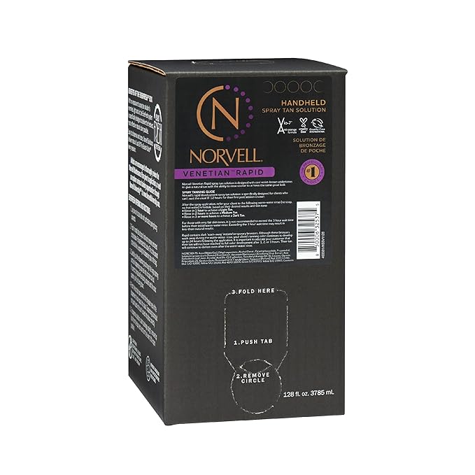 Norvell Premium Professional Sunless Tanning Spray Tan Solution - Venetian One, 1 Gallon/128 fl.oz.