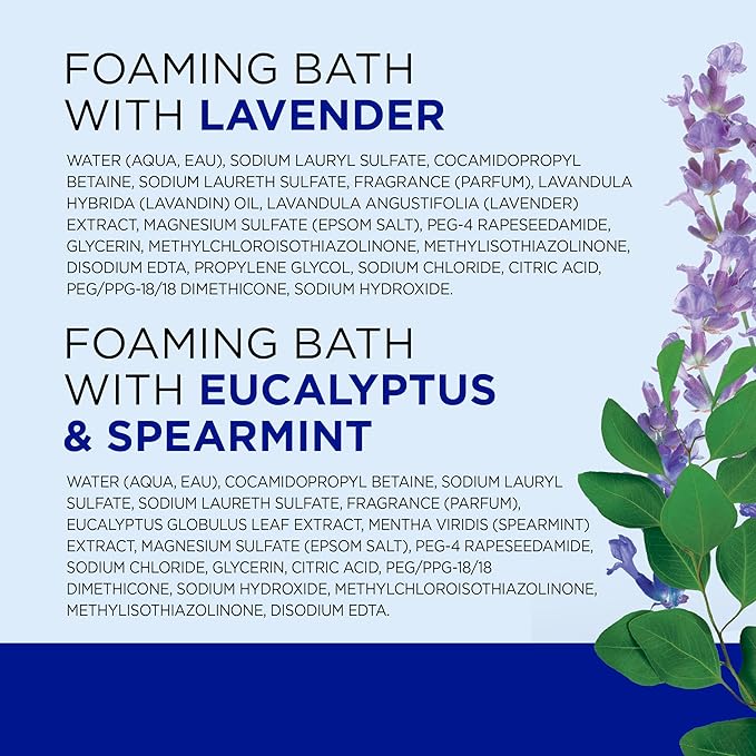 Dr Teal's Foaming Bath with Pure Epsom Salt, Lavender & Eucalyptus, 34 fl oz (Pack of 2)