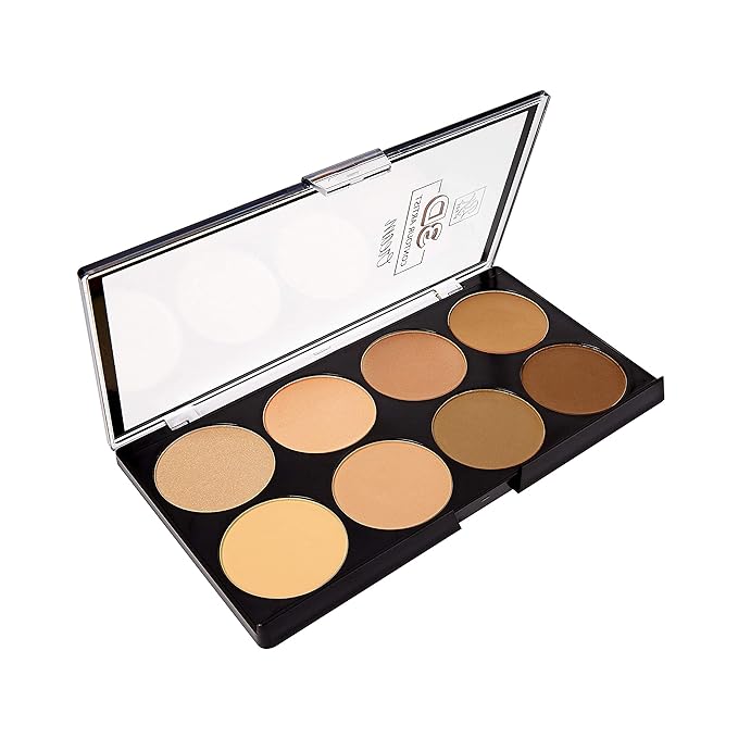 Ruby Kisses 3D Powder Contour Palette Medium Dark