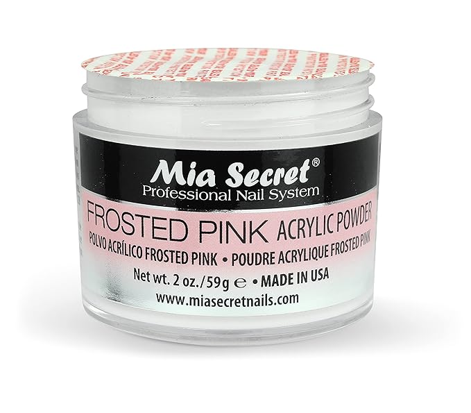 Mia Secret - Frosted Pink Acrylic Powder 2oz & 1oz - Pick Yours - New Item! (2oz)