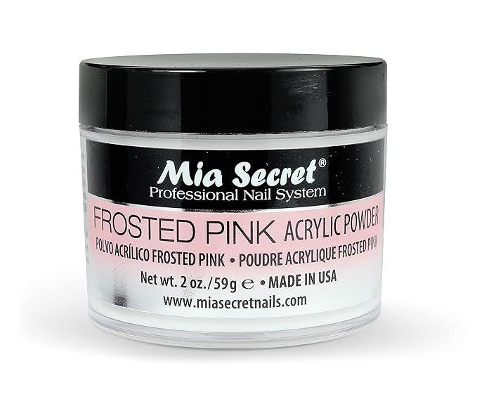 Mia Secret - Frosted Pink Acrylic Powder 2oz & 1oz - Pick Yours - New Item! (2oz)