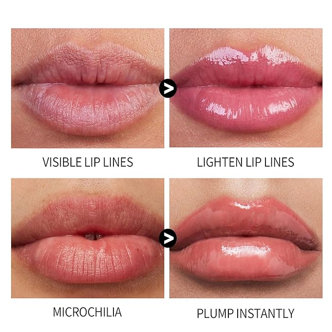 Lip Plumping Lip Gloss, High-Shine & Volumizing Lip Plumping Lip Glass Mirror Lip Glaze Lip Makeup, Long-lasting moisturizing Plump & Pout Lip Lip Gloss for Women (#03)