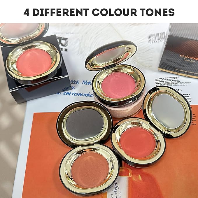 Face Blush for Cheeks Waterproof Smooth Creamy Formula,