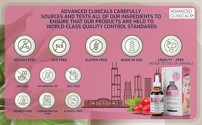 Advanced clinicals rosehip oil for