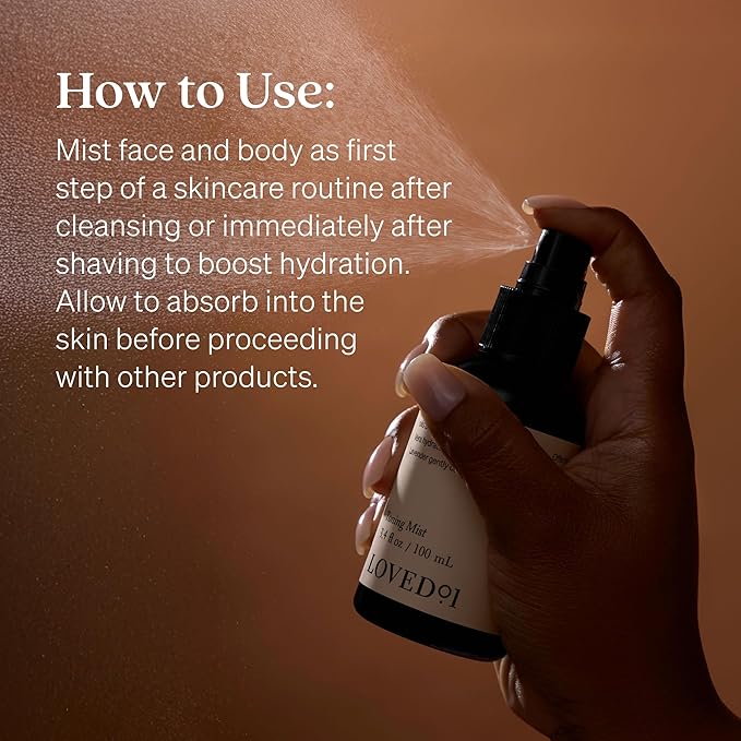 Face & Body Toning Mist, John Legend Skincare, Hydrating & Cleansing Serum, Moisturizing Spray, Alcohol-Free, Formulated with Witch Hazel & Aloe Vera, 2-Pack (3.4 oz each)