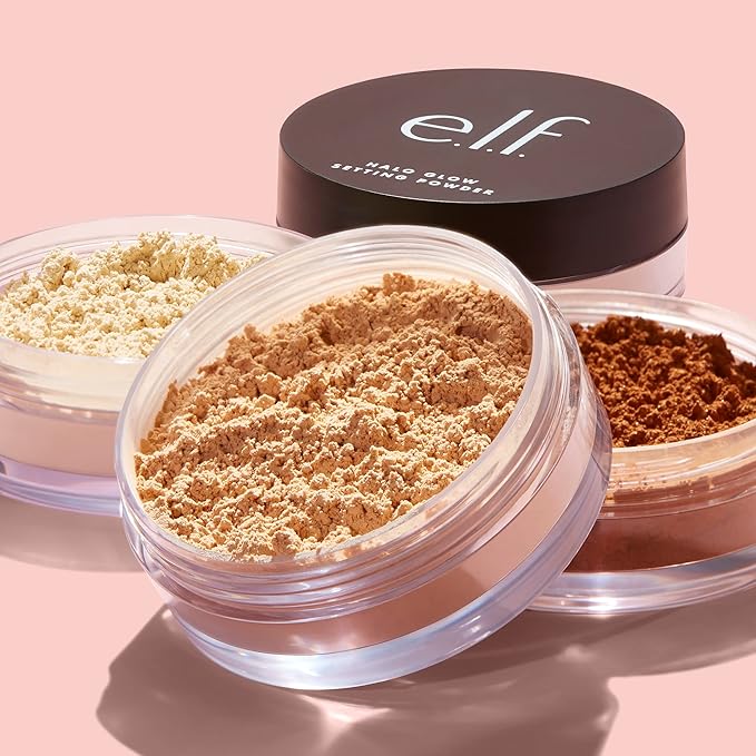 e.l.f. Halo Glow Soft Focus Setting Powder, Silky Light Pink
