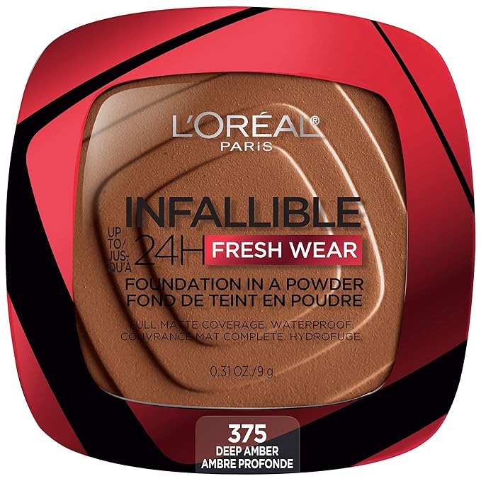 L'Oreal Paris Makeup Infallible Fresh Wear Foundation in Amber, . 0.31 oz