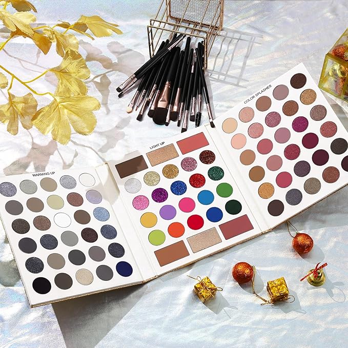 UCANBE 86 Colors Eyeshadow Makeup Palette + 15
