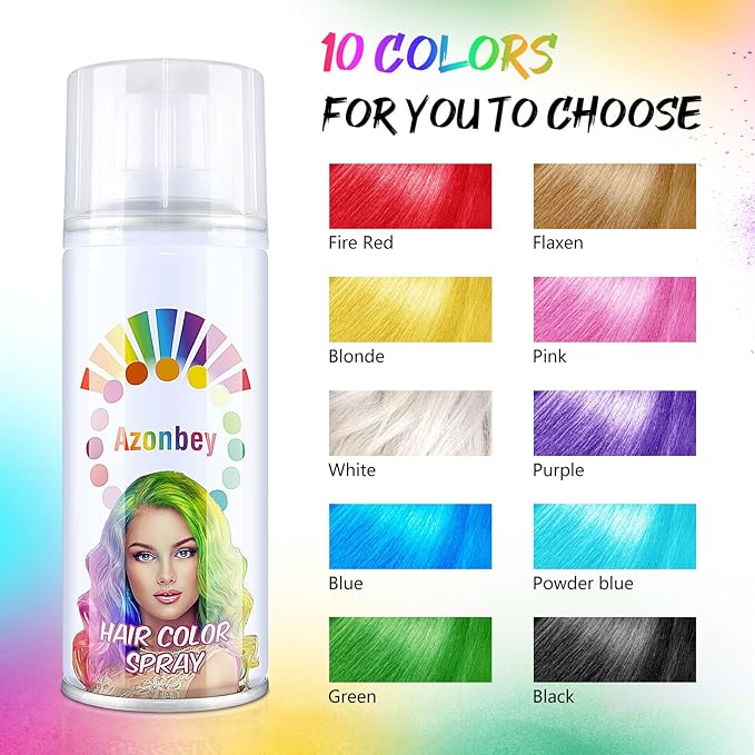 Temporary Hair Color Spray, Powder