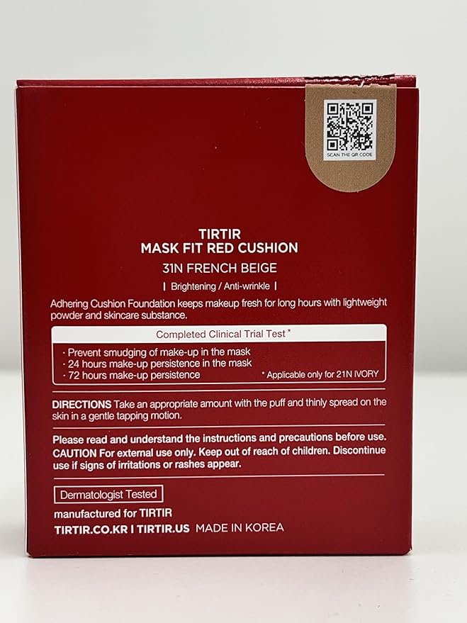 TIRTIR Mask Fit Red Cushion Foundation | Japan's of 1))
