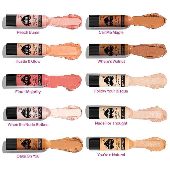 wet n wild MegaGlo Makeup Stick, Buildable Color, & Glow