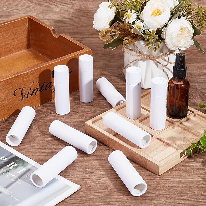 NICENEEDED 10 Pcs Paperboard Lip Balm